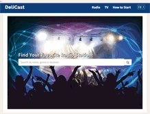 Tablet Screenshot of fr.delicast.com